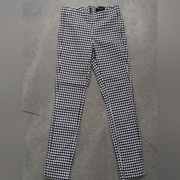 Who What Wear Black Checkered Pants - Picture 1 of 11